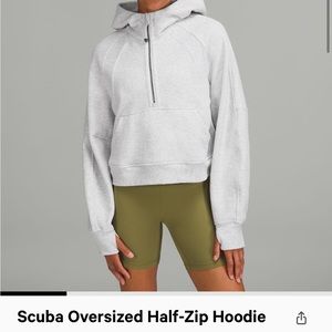 Lululemon Scuba half-zip hoodie in size M/L